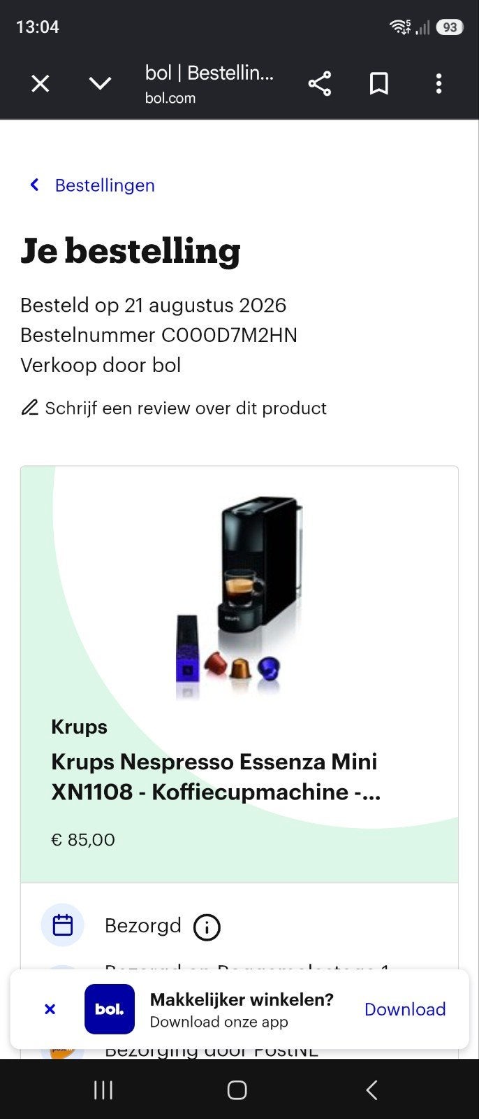 Foto 11 van Nespresso Essenza Mini met diverse koffiecapsules