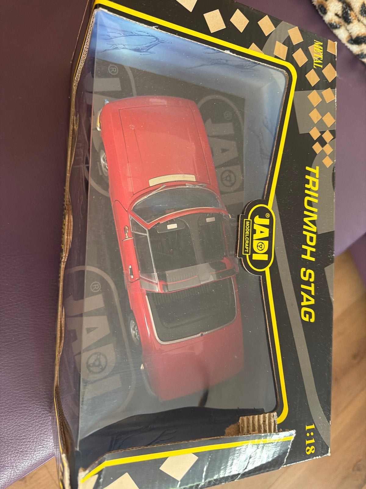 JADI 1/18 Triumph Stag - Nieuw in doos, Overige merken, Auto, Nieuw, Ophalen of Verzenden