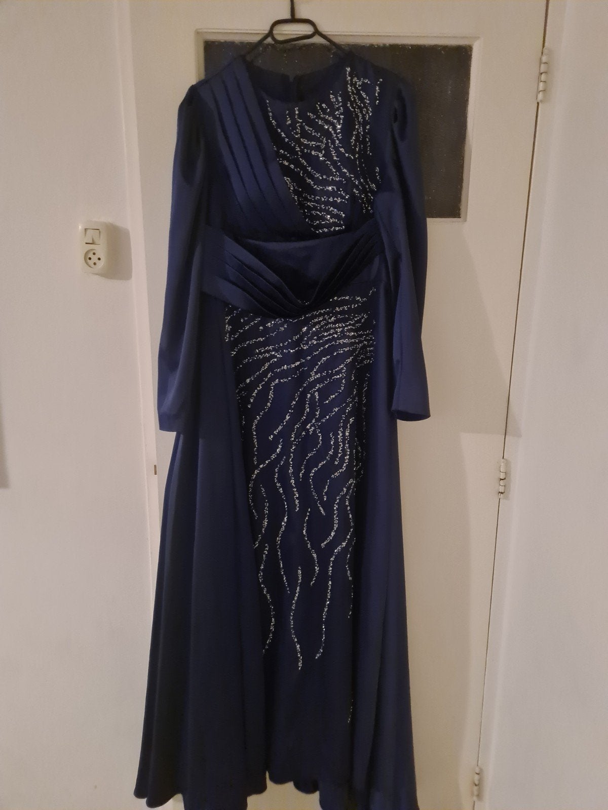 abiye galajurk maat 46, Ophalen, Galajurk, Blauw, Maat 46/48 (XL) of groter