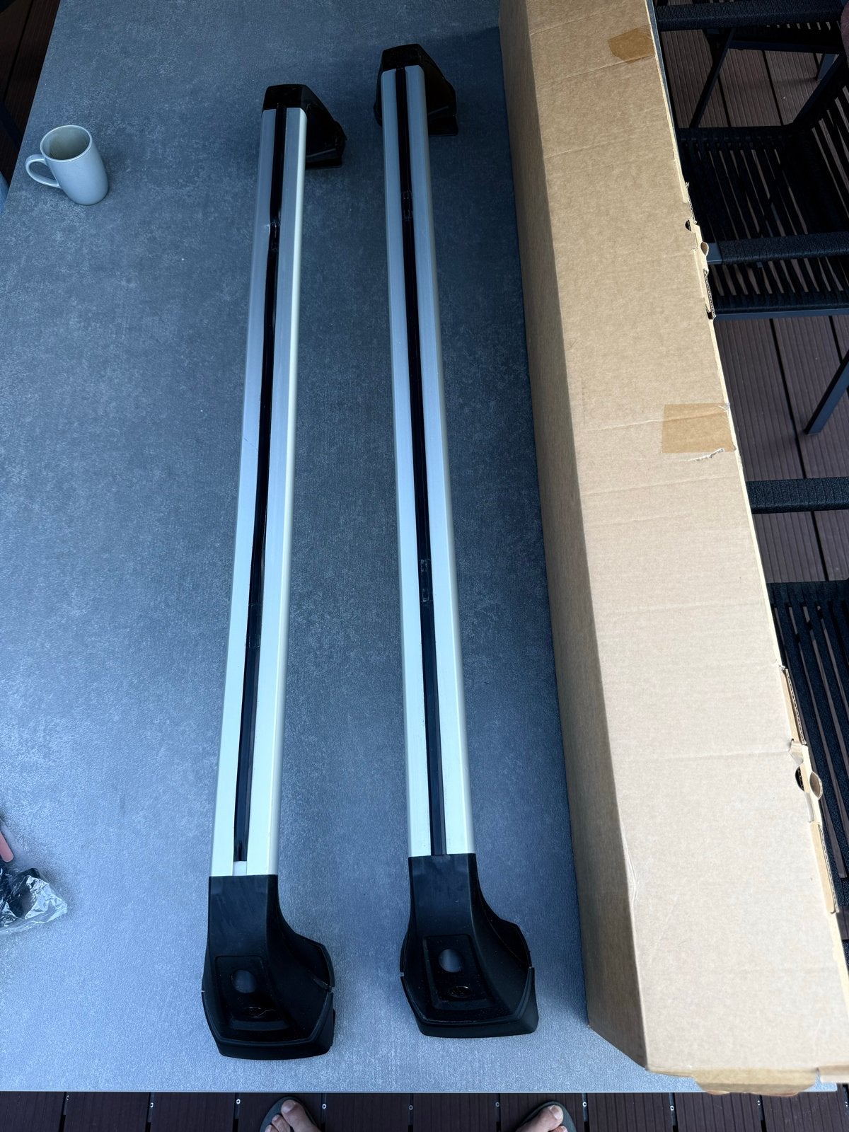 Originele Volkswagen Golf 7 dakdragers, Auto diversen, Dakdragers, Ophalen, Zo goed als nieuw
