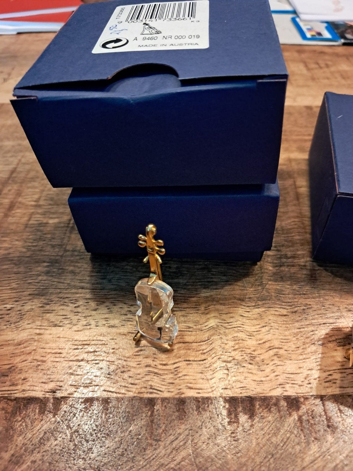 2x Swarovski Memories Viool en Piano, Verzamelen, Swarovski, Ophalen of Verzenden, Zo goed als nieuw, Figuurtje