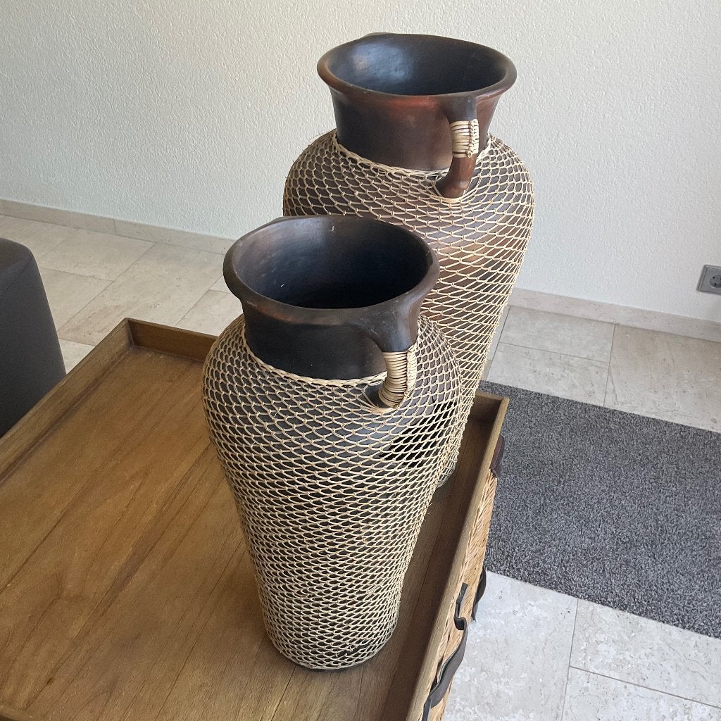 Kruiken, Huis en Inrichting, Woonaccessoires | Vazen, Ophalen, Gebruikt, Overige kleuren, 50 tot 75 cm