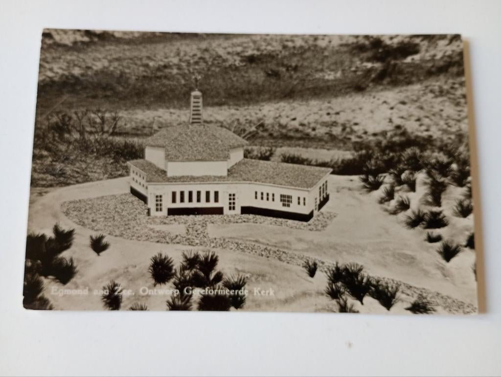 Egmond aan Zee Ontwerp Gereformeerde Kerk 1961, Ophalen of Verzenden, 1960 tot 1980, Gelopen, Noord-Holland