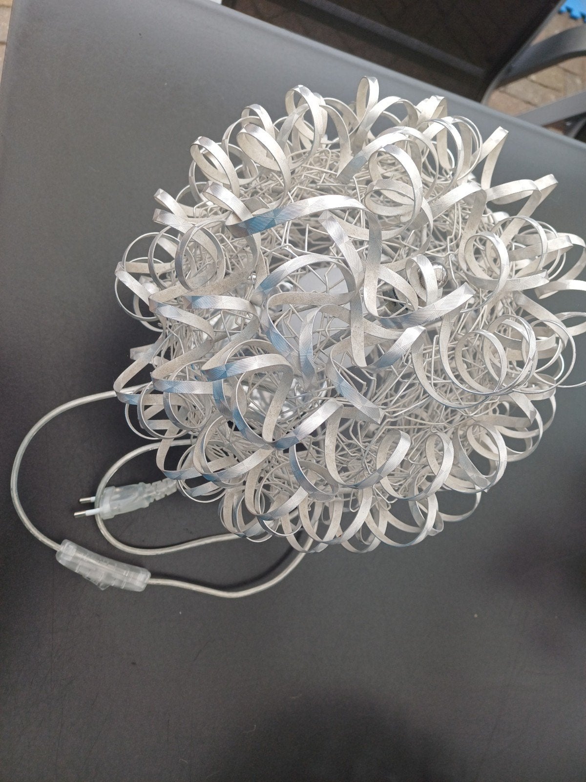 Moderne hanglamp & schemerlamp, Huis en Inrichting, Lampen | Hanglampen, Ophalen, Gebruikt, E27 (groot), Metaal