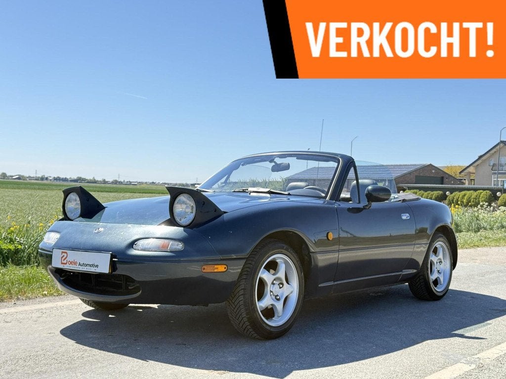 Mazda MX-5 NA 1.6i Limited Edition / Distributie VV / Nwe AP, Euro 2, Achterwielaandrijving, 4 cilinders, Leder