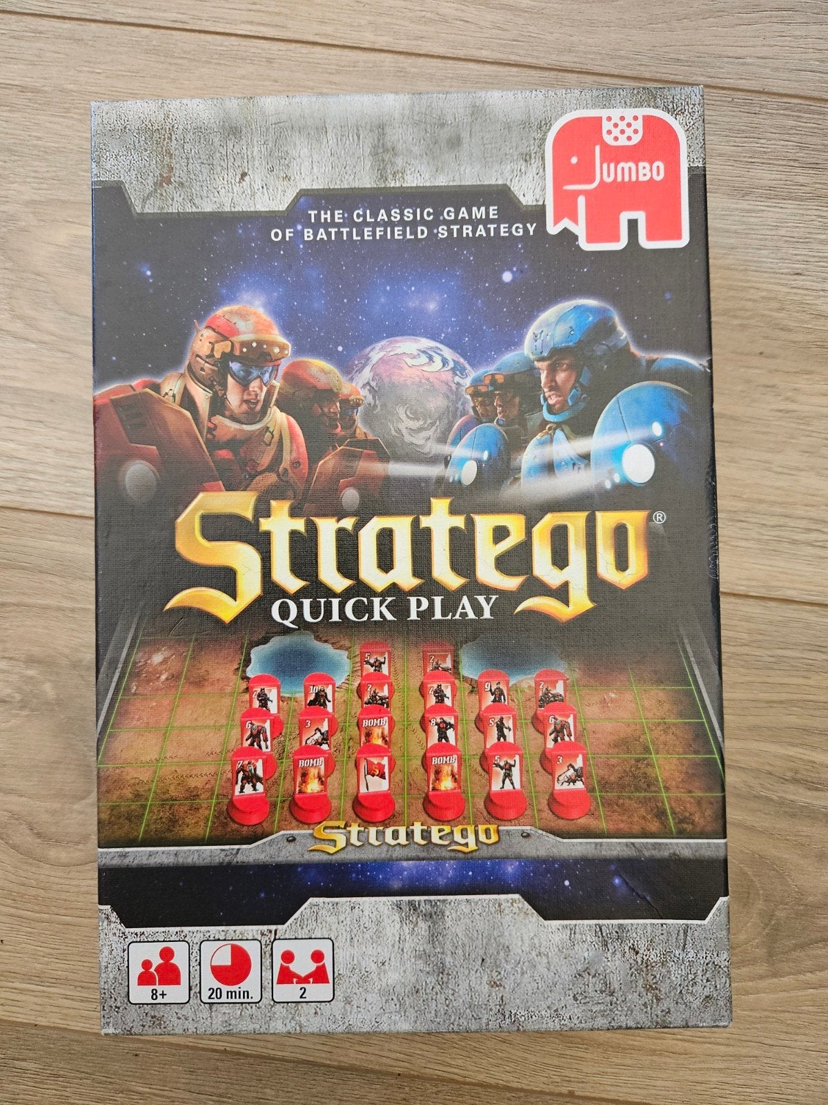 Stratego Quick Play - Compact Strategisch Bordspel, Hobby en Vrije tijd, Jumbo, Een of twee spelers, Ophalen of Verzenden, Zo goed als nieuw