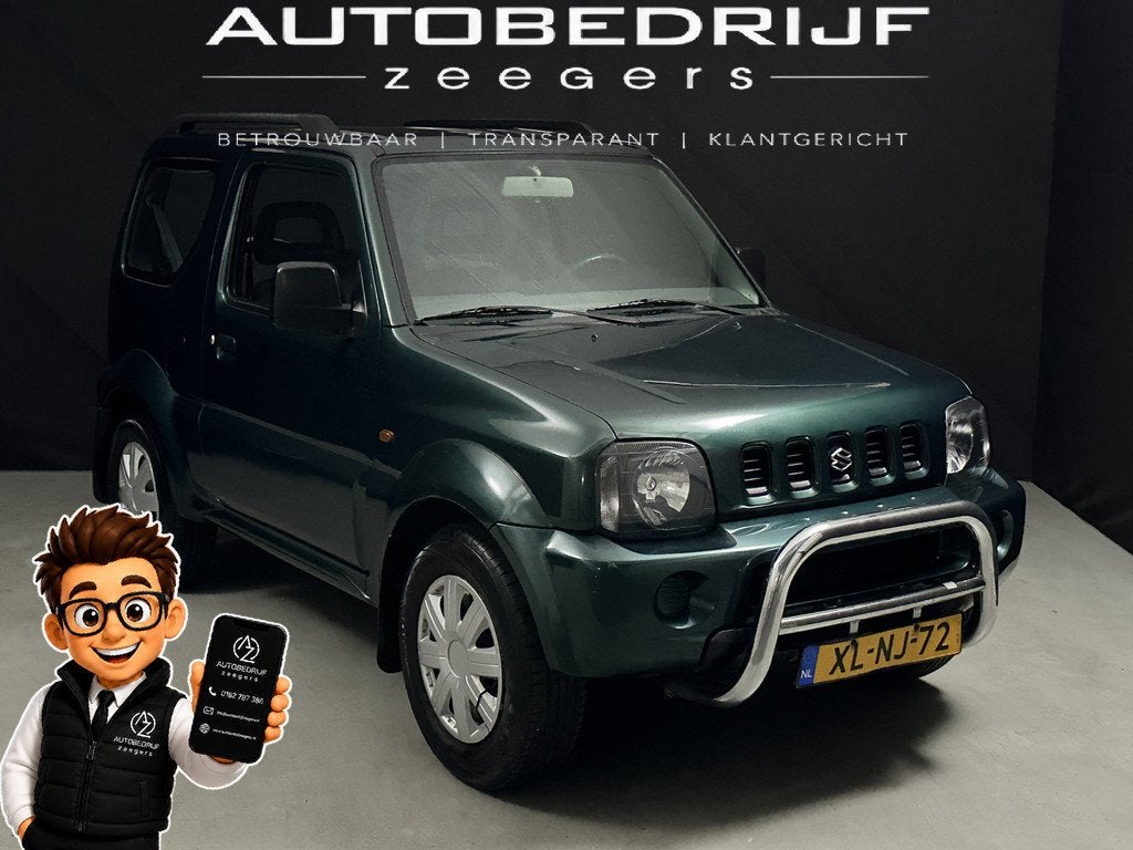 Suzuki Jimny 1.3 JX 4WD *Lage Km-Stand*NAP* (bj 1999), Auto's, Oldtimers, Origineel Nederlands, Bedrijf, Handgeschakeld, Vierwielaandrijving