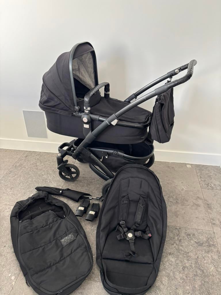 Complete Joolz GEO - black, Kinderen en Baby's, Kinderwagens en Combinaties, Ophalen, Zo goed als nieuw, Overige merken, Verstelbare duwstang