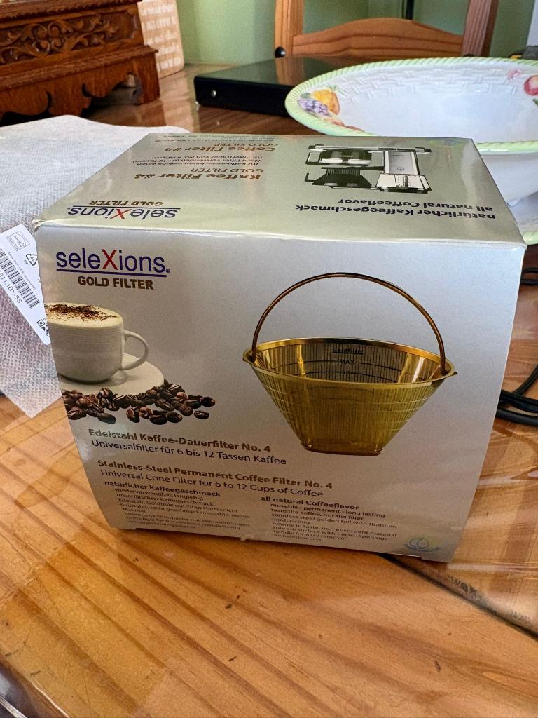 Koffiefilter Goldfilter Moccamaster Douwe Egberts NIEUW, Ophalen of Verzenden, Nieuw, Koffiemachine