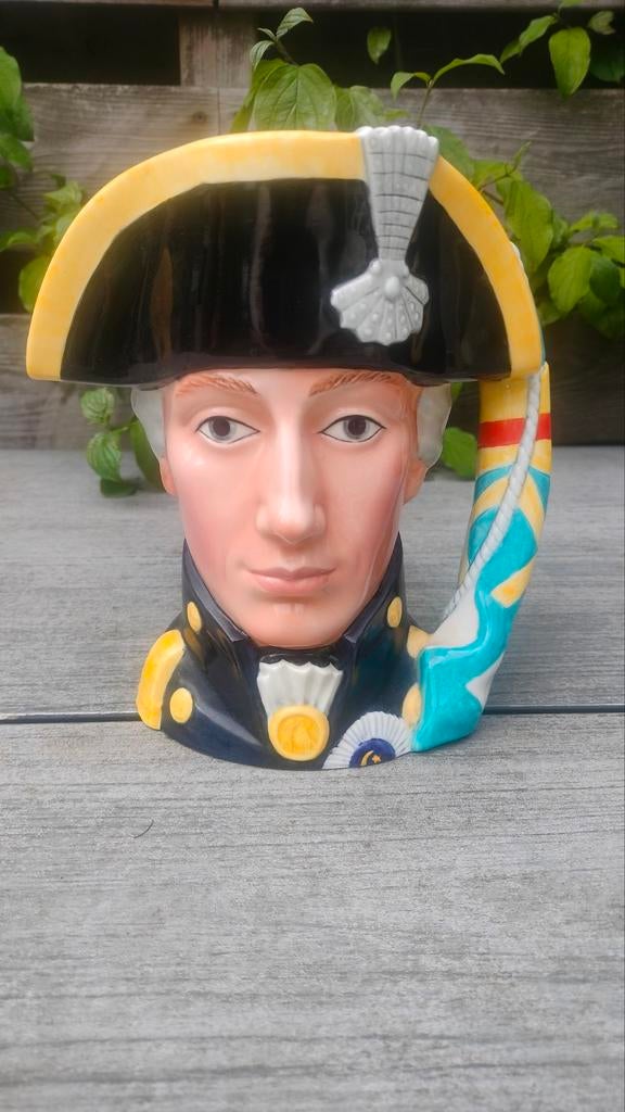 Grote Toby Jug Admiraal Lord Nelson, Ophalen of Verzenden