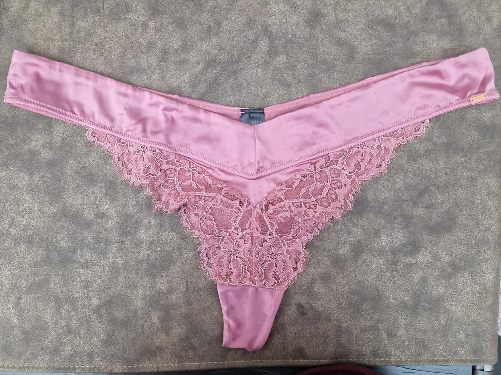 NIEJW Oudrose Hunkemöller Noir String mt 2XL, Ophalen, Zwart, String
