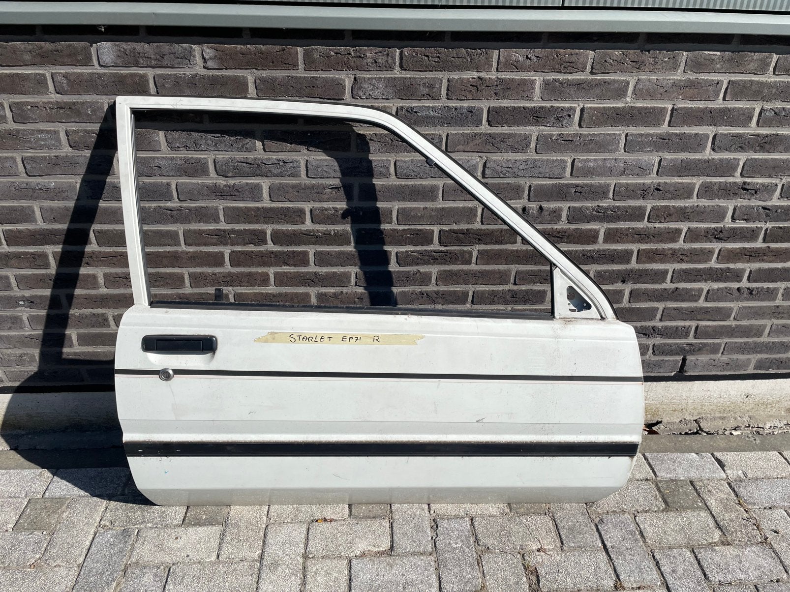 Toyota starlet p7 3drs rechter deur nette staat, Auto-onderdelen, Ophalen, Voor, Toyota, Deur