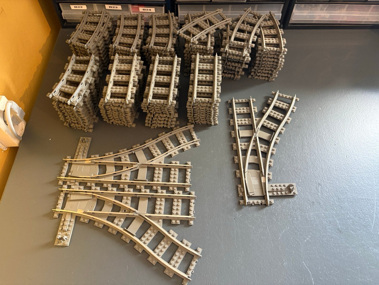 Partij lego 9v trein rails, Kinderen en Baby's, Lego, Lego, Ophalen of Verzenden, Zo goed als nieuw