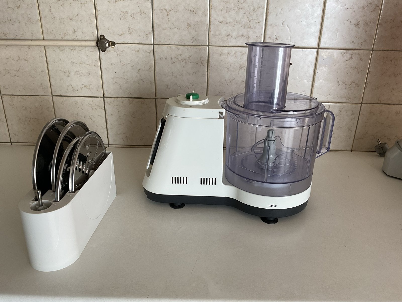 Braun Foodprocessor met diverse opzetstukken, Ophalen, Gebruikt