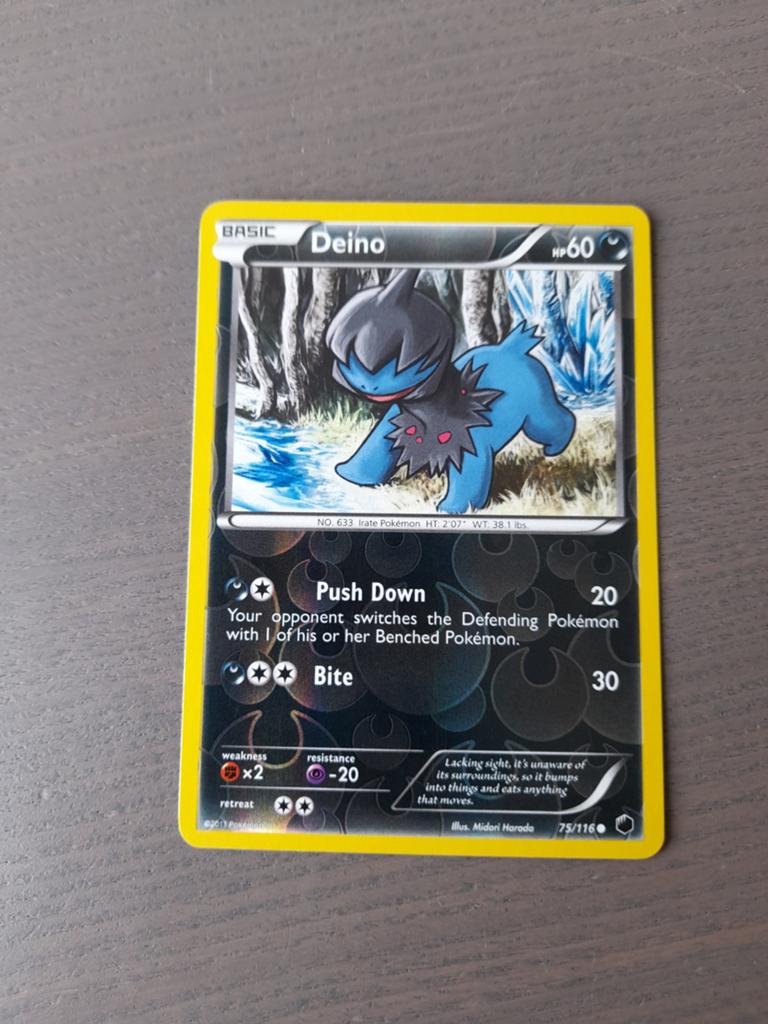 Plasma freeze 75/116 deino reverse, Ophalen of Verzenden, Gebruikt, Losse kaart, Foil