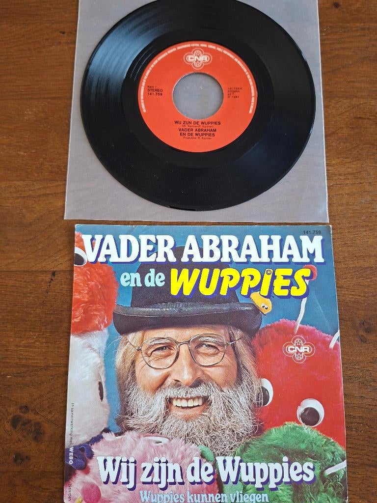 Vader Abraham en de wuppies, Gebruikt, 7 inch, Ophalen of Verzenden, Nederlandstalig