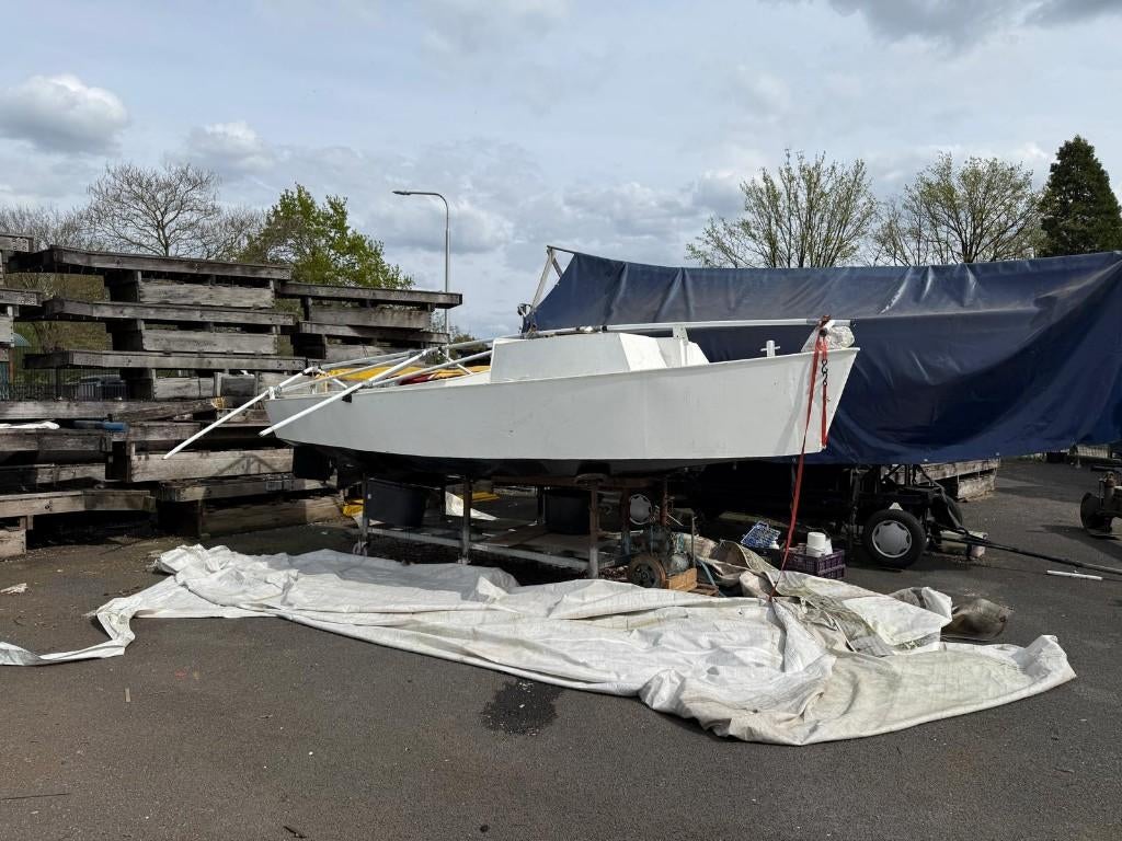 Stalen Motorboot met Albin 021/Volvo Penta C10 Motor + Bok, Gebruikt, Binnenboordmotor, Tot 1.00 meter, Sloep