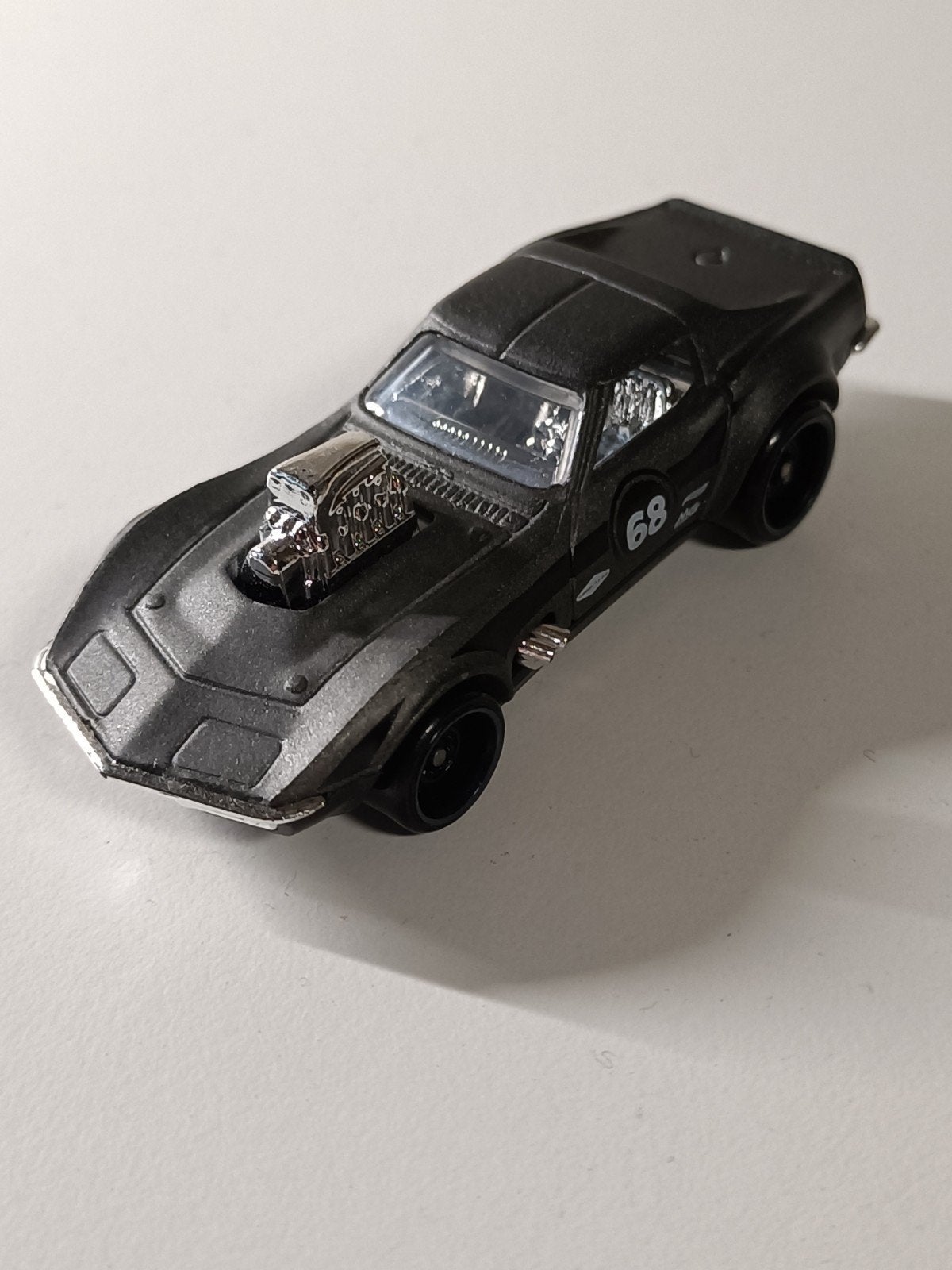 Hot Wheels Corvette  grijs, Ophalen of Verzenden, Zo goed als nieuw, Auto