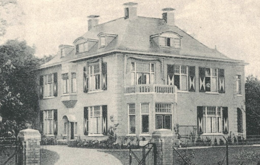 940424	Wassenaar	huize	Eikenoord	1920	postzegel afgeweekt, Ophalen of Verzenden, Voor 1920, Gelopen, Zuid-Holland