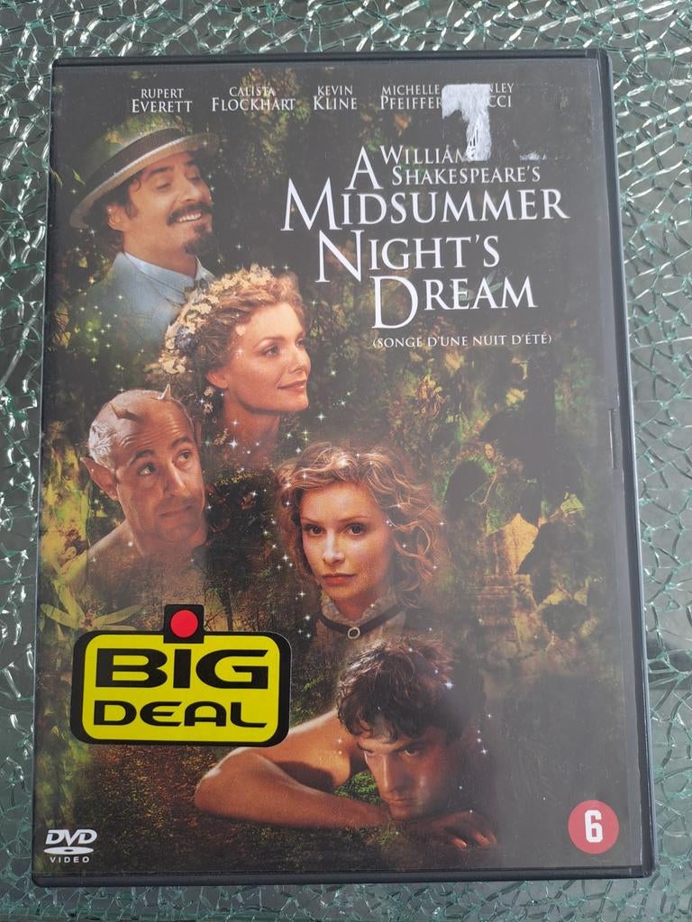 A midsummer nights dream (dvd), Vanaf 12 jaar, Ophalen of Verzenden, Zo goed als nieuw