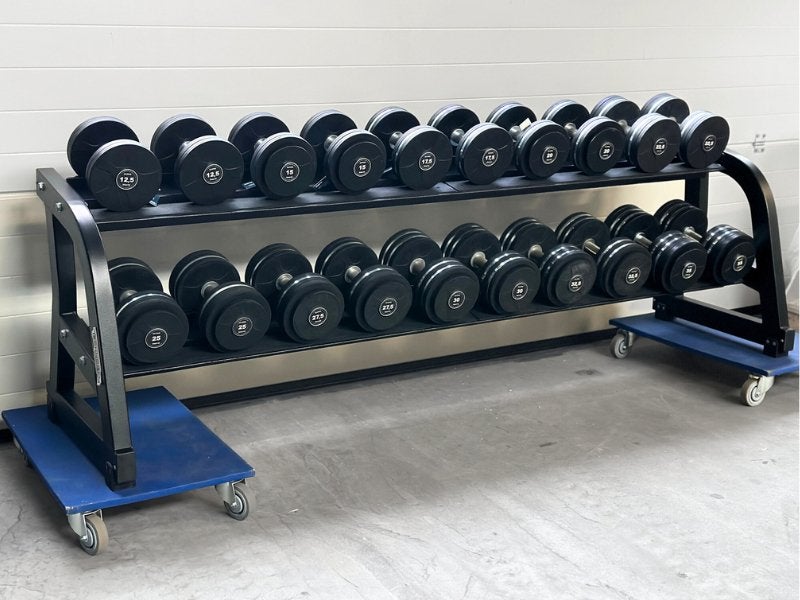 OPRUIMING! Eleiko Vulcano Disc Dumbbell Set, Sport en Fitness, Fitnessmaterialen, Zo goed als nieuw, Ophalen