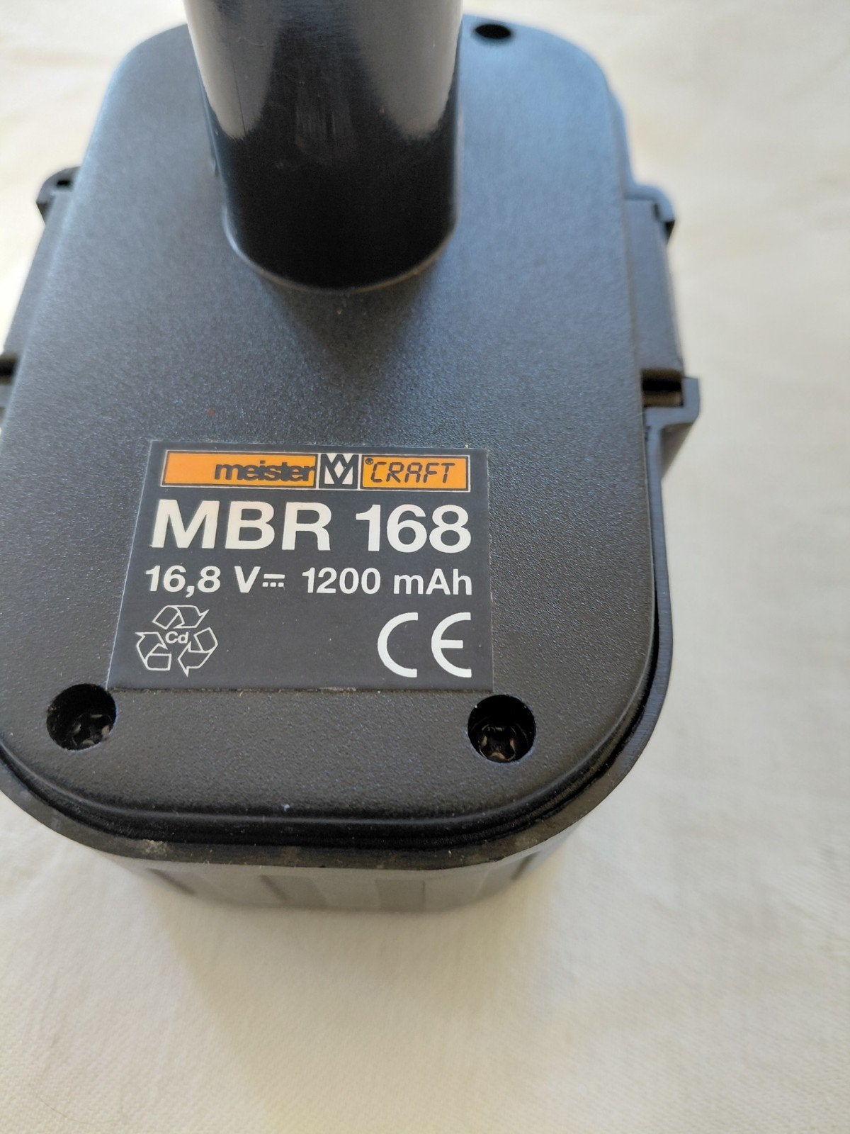 Meister Craft MBR 168 Accu  en  Lader, Ophalen of Verzenden, Gebruikt, Minder dan 400 watt, Boor- en Schroefmachine
