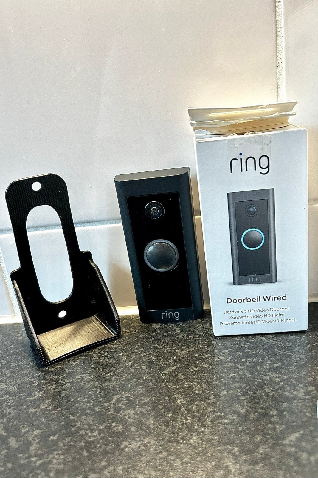 Ring videodeurbel, Ophalen of Verzenden, Bewegingsdetectiesensor, Zo goed als nieuw, Bedraad