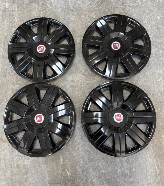 13 inch originele Fiat wieldoppen / velgen / set, Ophalen of Verzenden, Gebruikt