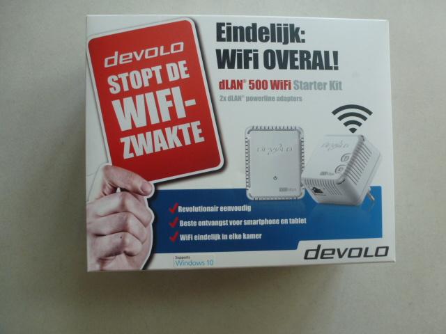 NIEUW Devolo dLAN 500 WiFi 500 starters kit 2 adapters, Ophalen of Verzenden, Nieuw