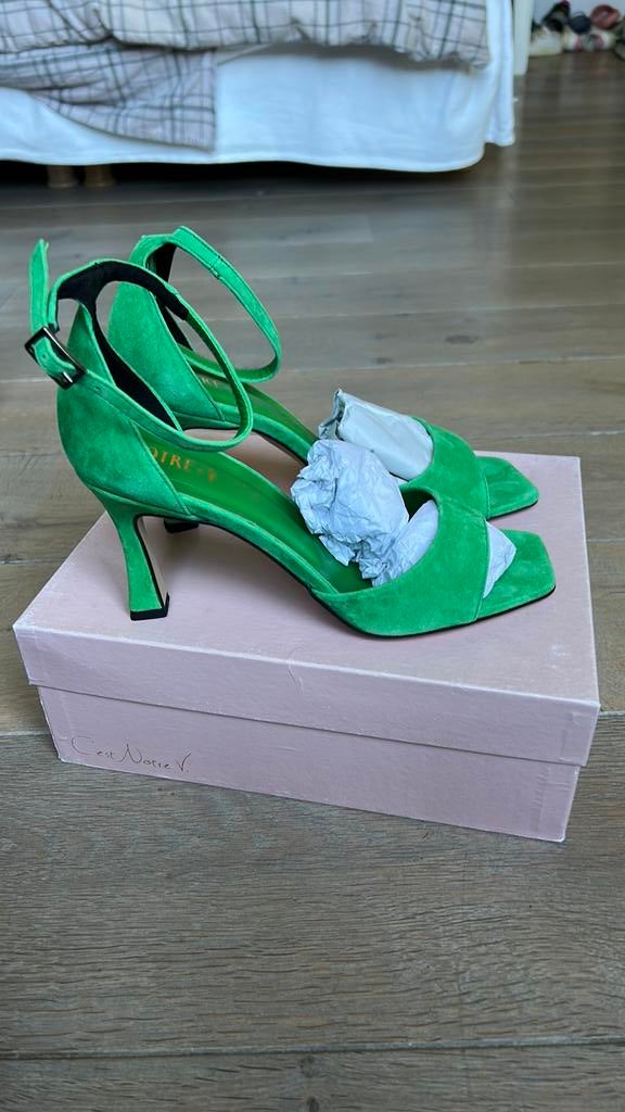 Pump/ sandaal Groen Notre-V/ maat 40, Pumps, Verzenden, Nieuw, Groen