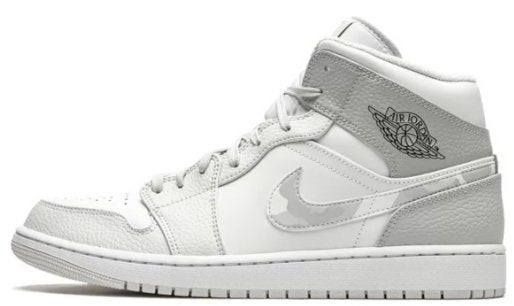 Nike Air Jordan 1 Mid Grey Camo – Heren – Maat 45, Overige kleuren, Nike, Nieuw, Ophalen of Verzenden