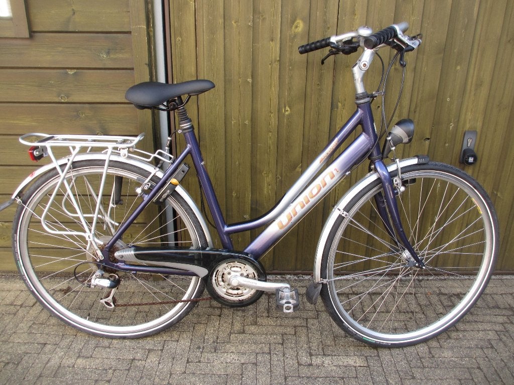 Sportieve UNION Damesfiets Frameh.53 cm 24 versnel., 53 tot 56 cm, Velgrem, Versnellingen, Zo goed als nieuw