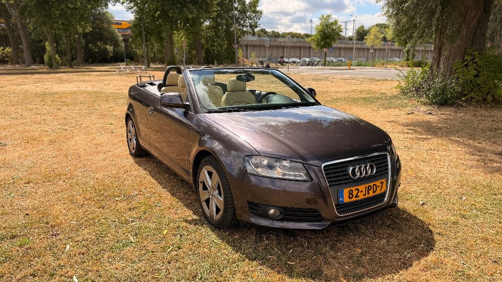 Audi A3 2.0 TFSI Cabriolet Automaat 147KW/200PK 2009 Grijs, Auto's, Audi, Euro 5, Beige, 4 cilinders, 4 stoelen