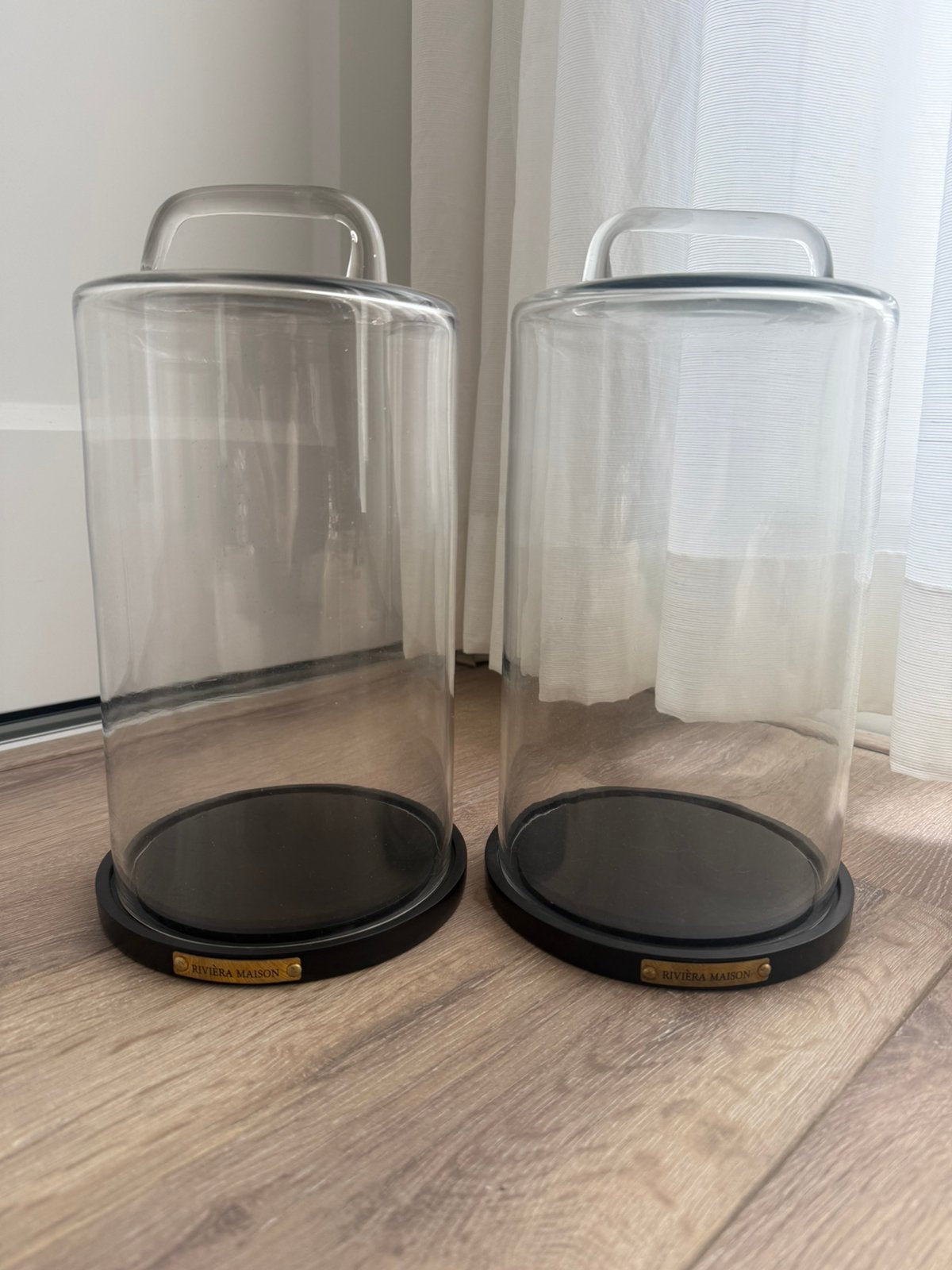Rivièra Maison The Classic Club Cloche High x2 (Stolpen), Glas, Ophalen, Zo goed als nieuw, 13 cm
