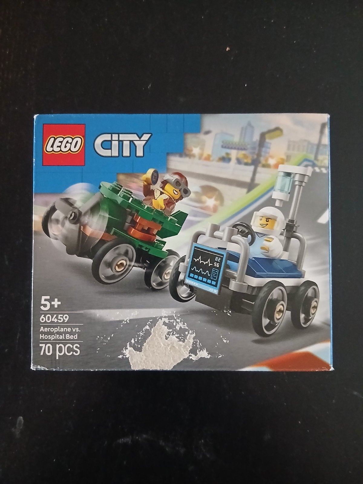 LEGO City 60459 Vliegtuig vs. Ziekenhuisbed Nieuw, Ophalen of Verzenden, Nieuw, Overige merken