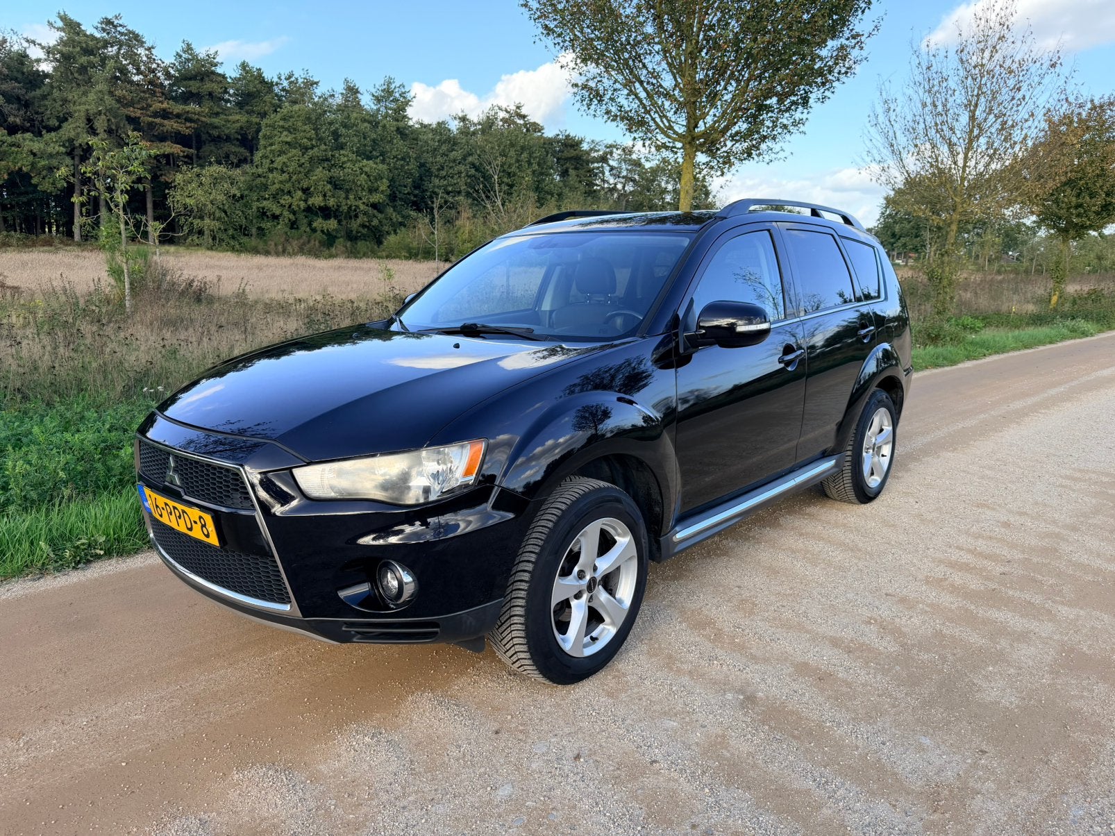 MITSUBISHI OUTLANDER 2.0i BETROUWBARE GEZINSWAGEN, Auto's, Stof, Outlander, 4 cilinders, Zwart
