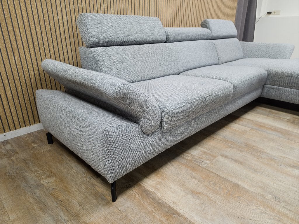 Z.G.A.N Grijs Hoekbank MONTEL MODENA - TOPSTAAT !!!, Info@banxtel.nl, 3194DC, Hoekbank, Ophalen of Verzenden