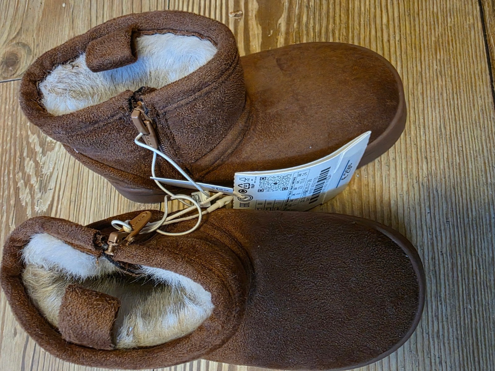 Zara Kinderlaarzen Bruin - Maat 25, Kinderen en Baby's, Kinderkleding | Schoenen en Sokken, Verzenden, Jongen of Meisje, Nieuw