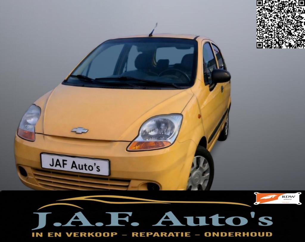 Chevrolet Matiz 0.8 5drs Airco zeer zuinig! 129xxxKM!, Voorwielaandrijving, Elektrische ramen, Gebruikt, Bedrijf