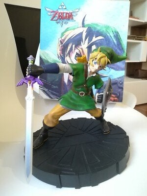 link statue skyward sword first4figures the legend of zelda, Spelcomputers en Games, Avontuur en Actie, 1 speler, Ophalen of Verzenden