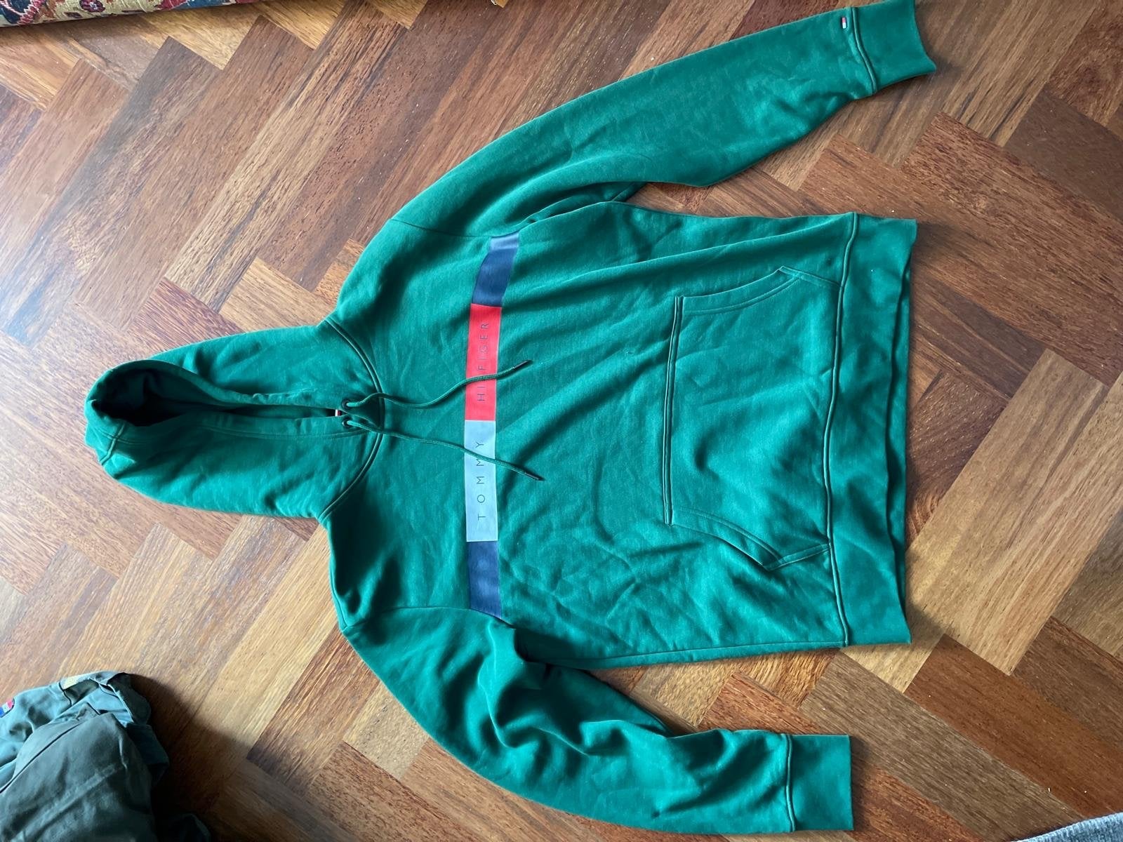 Hilfiger Hoody xxl., Ophalen of Verzenden, Zo goed als nieuw, Overige maten, Groen