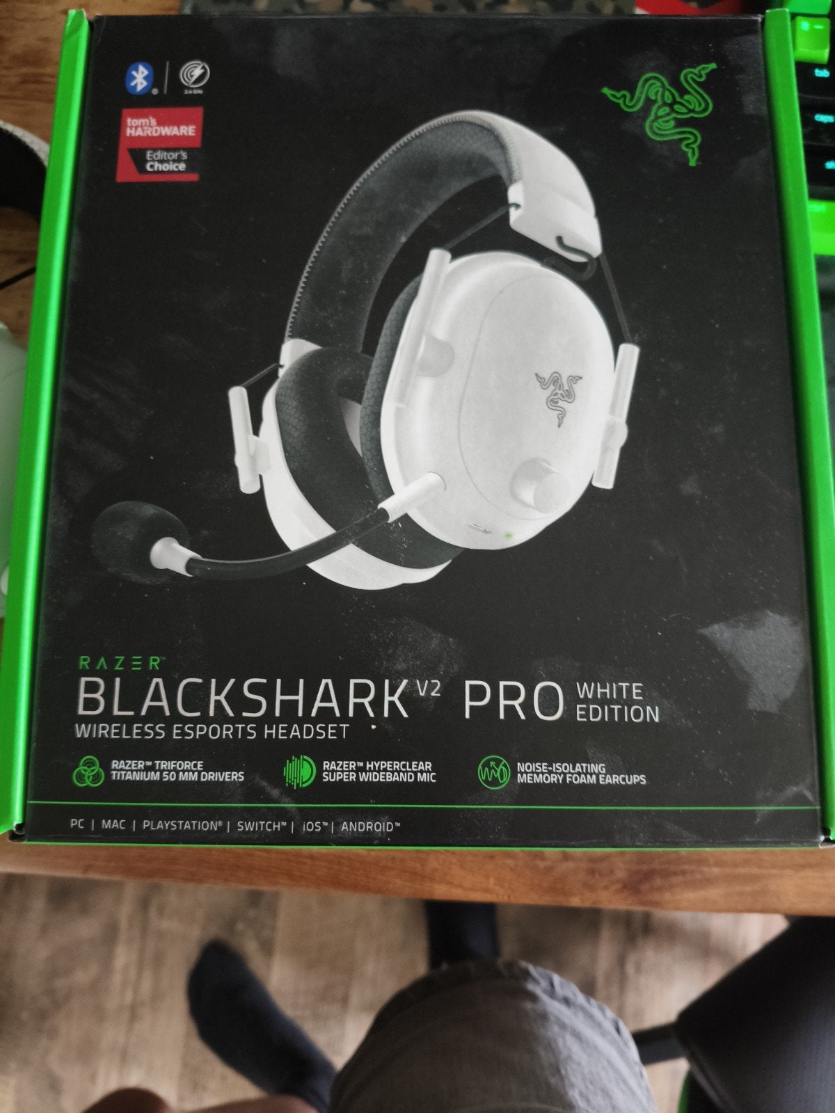 Razer BlackShark V2 Bundel - Hyperspeed Wireless & Pro, Mute-functie, Nieuw, Ophalen of Verzenden, Draadloos