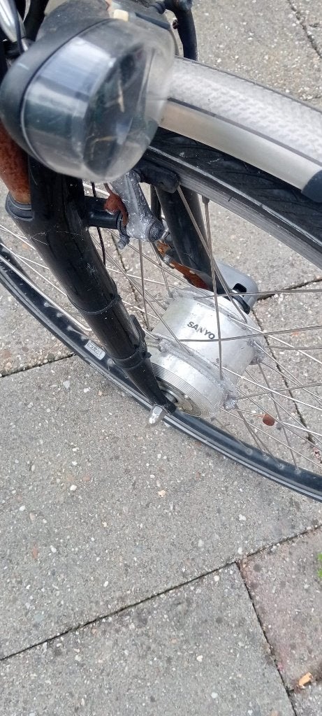 voorwiel motor 36v, Fietsen en Brommers, Zo goed als nieuw, Motor, Aluminium, SPARTA