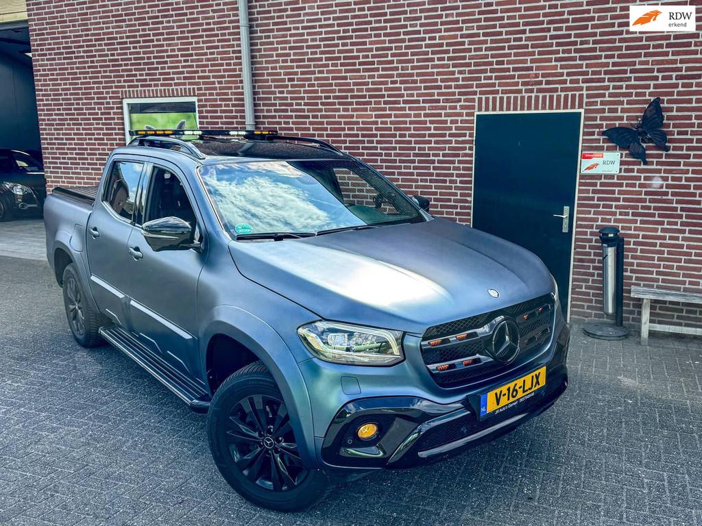 Mercedes-Benz X-KLASSE 250 d 4-MATIC Power MATT blauw, Sterr, Auto's, Mercedes-Benz, Gebruikt, Blauw, Leder, Bedrijf