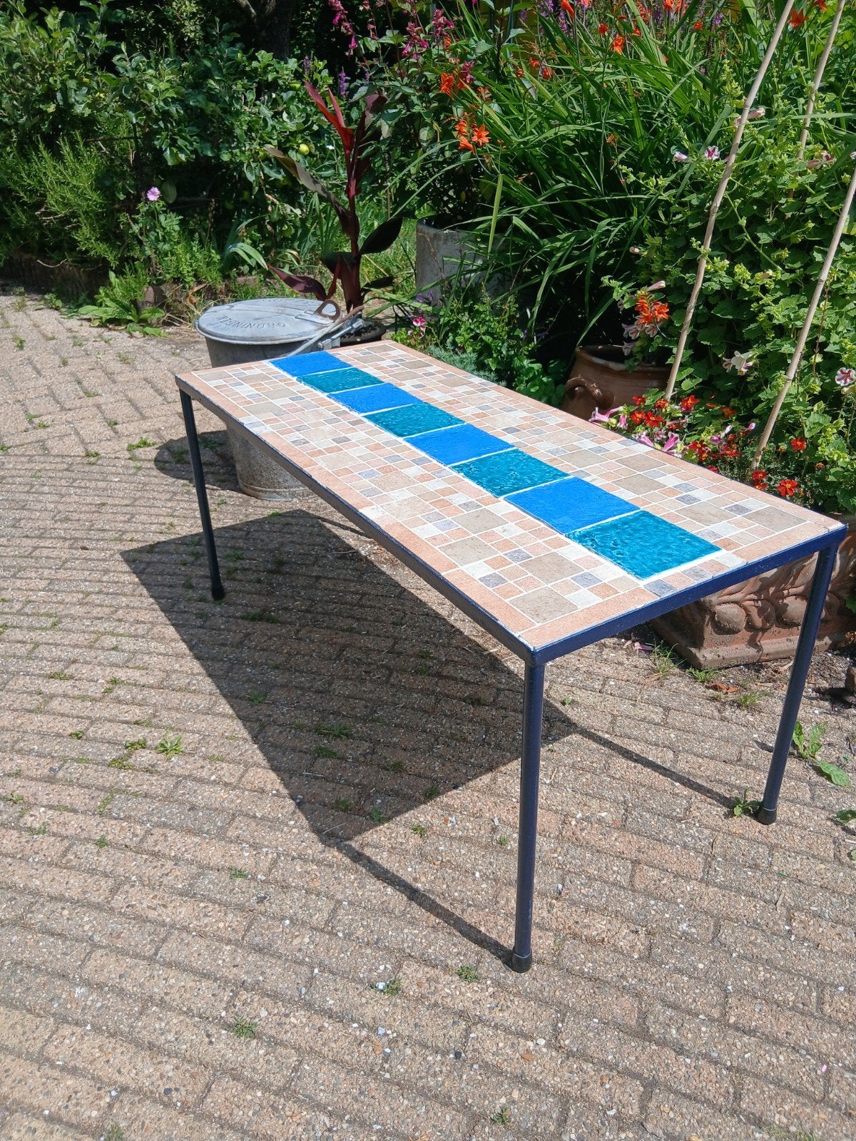 Vintage tafel, Verzamelen, Retro, Ophalen, Huis en Inrichting