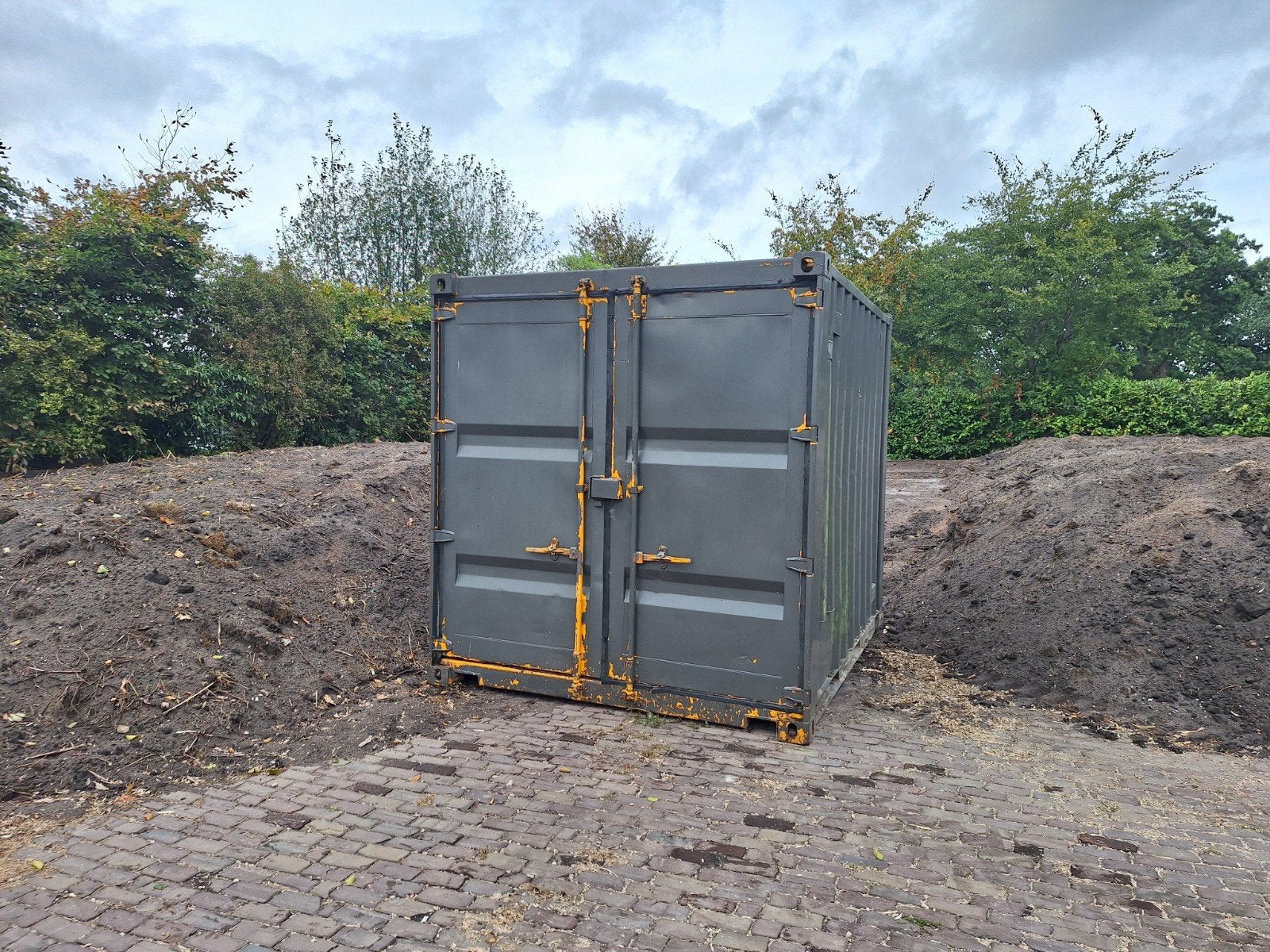 container 10 ft, Ophalen