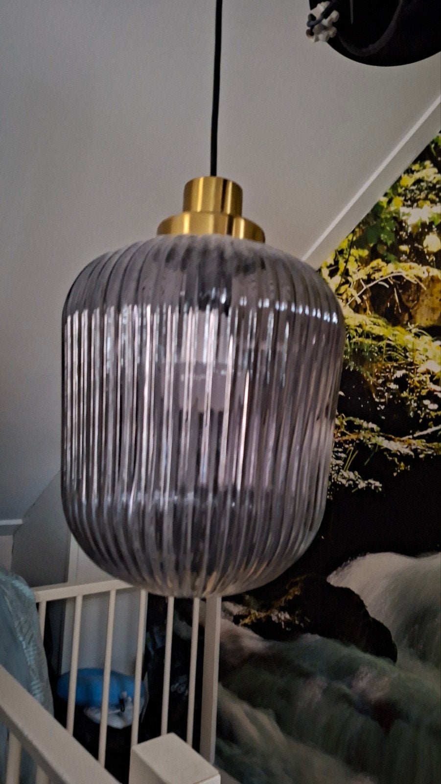 IKEA SOLKLINT
Hanglamp, messing/grijs helder glas, 22 cm, Huis en Inrichting, Lampen | Hanglampen, Ophalen of Verzenden, Zo goed als nieuw