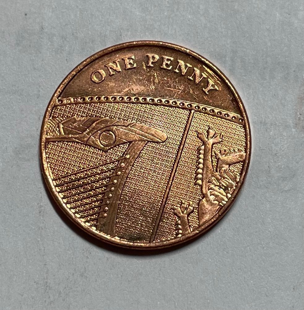 1 penny Engeland 2016, Postzegels en Munten, Ophalen of Verzenden, Overige landen