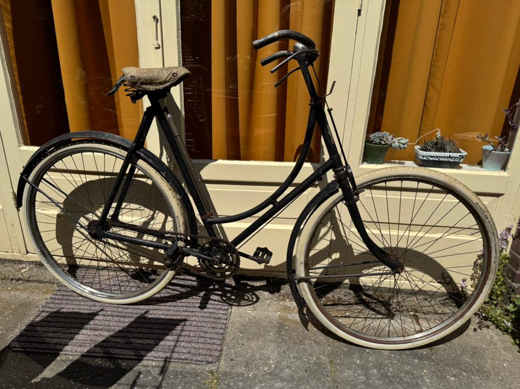 Fongers damesfiets, HD 60, jaren 20, Gebruikt, Velgrem, 56 cm of meer, Ophalen