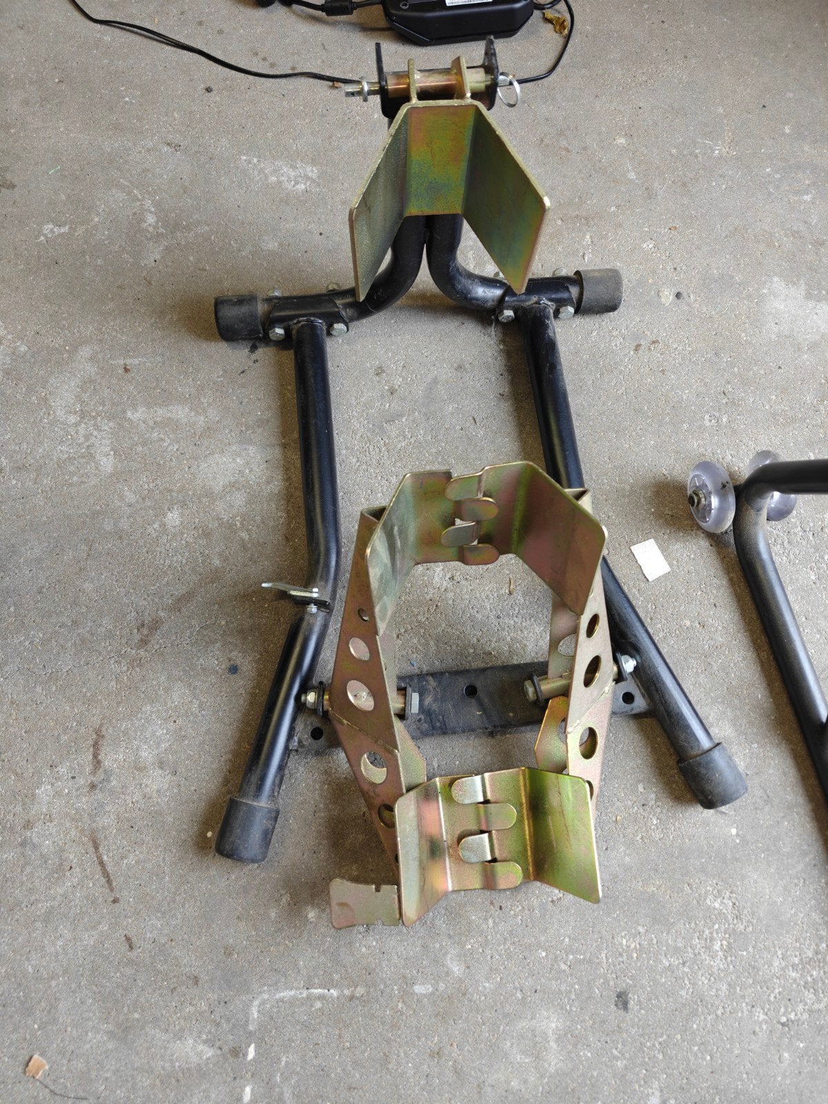 Motor inrijklem & paddock stand, Ophalen of Verzenden, Zo goed als nieuw